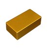 Caja aluminio tipo 1590N1 / 125B Dorado metalizado