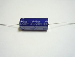 5 X Condensador electrolítico radial NICHICON 33uF 450V 105ºC capacitor 