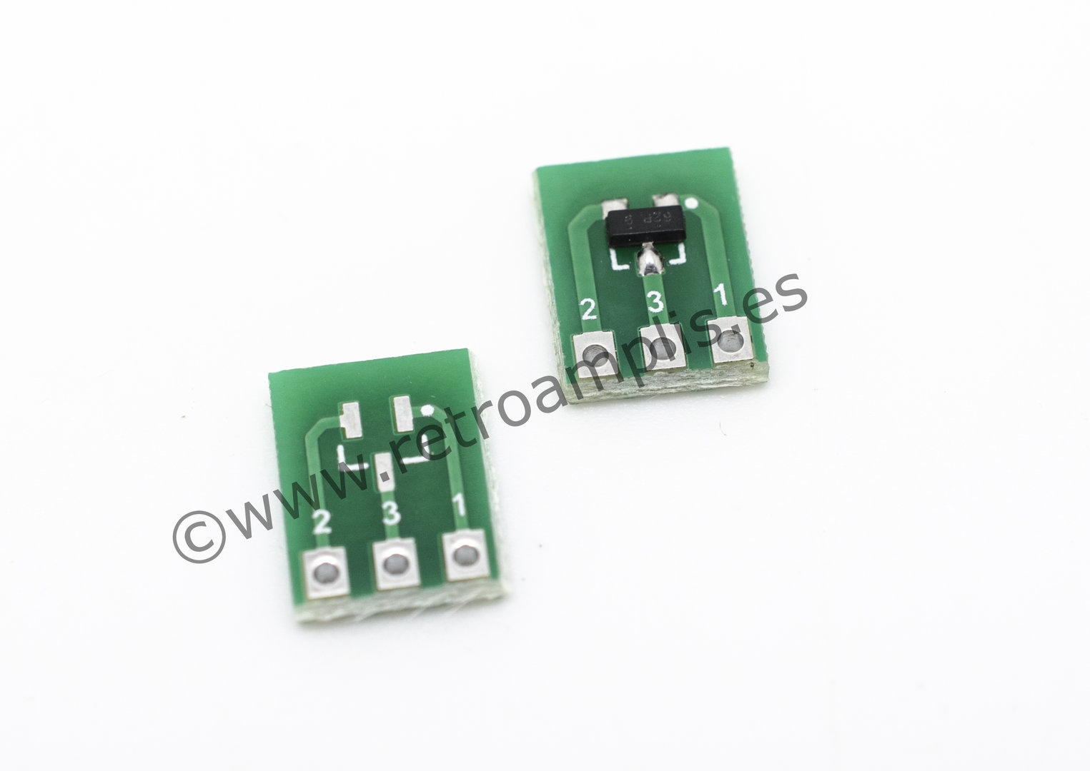 10pcs Double-Side SMD SOT23-3 to DIP SIP3 Adapter PCB Board DIY Converter  ML 