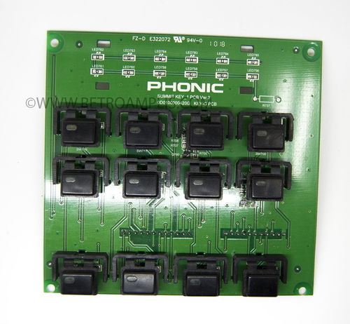 PHONIC SUMMIT MIXER KEY-C PCB FZ-D E322072, Used