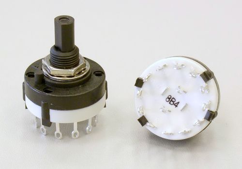 Conmutador giratorio utilizado en los amplificadores VOX AC30 para Vibrato/Tremolo
