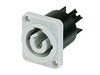NAC3MPB NEUTRIK gray connector for chassis (powercon).