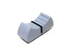 Slide pot knob, gray, 26x11x11mm