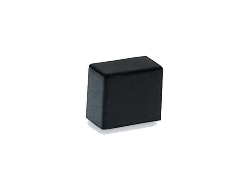 Black cap for 9.55x5.10mm switch