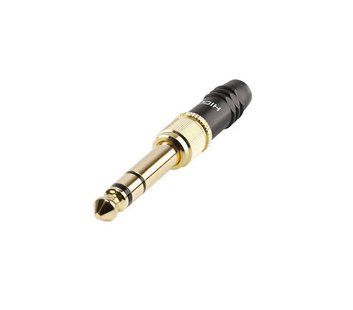 HICON Professional gold plated 3.5mm Mini Jack Plug to Standard Jack Plug Adapter