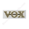 VOX® logotyp (AC50, etc.) liten, guld, horisontellt fäste
