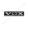 VOX® logotyp, liten, NT serien, svart/silver, horisontell