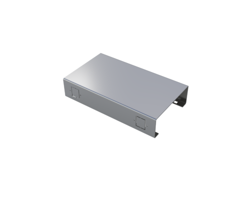 Generic chassis, "U" type, 2mm thick aluminum