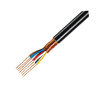 Skärmad kabel Tasker 7x0.25mm², svart, Ø6.3mm, MIDI 7