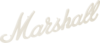 Logo Marshall® original blanc, 27cm