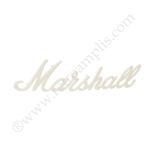 Logótipo original Marshall® branco, 27cm
