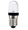 6V LED bulb, E10 socket. Warm white