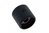 Botón potenciómetro Ø20x19mm, metálico, cabeza plana. Para eje liso 1/4". Color negro