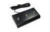 Three button footswitch box, red led, 5mt cable