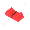 Slide pot knob, red, 24x11x10mm