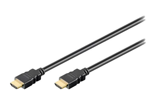 Black PVC HDMI 1.4 cable, 1.5mt
