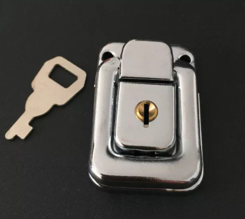 Metal lock with key