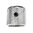 Botón potenciómetro cromado tipo domo Ø18x18mm, eje liso de Ø6mm