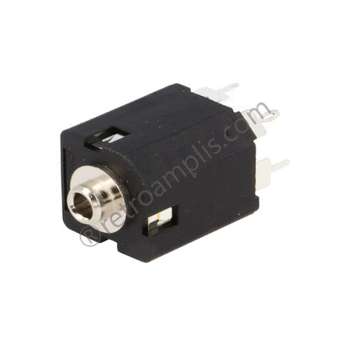 Connecteur jack 3.5mm stereo vertical encapsulé, sans filetage pour amplificateur Ampeg®