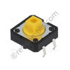 OMRON SPST-NO tactile switch 12x12mm, 2.55N