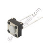 SPST tactile switch 6x6x4.3mm, 1.6N.