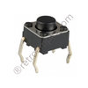 SPST OMRON tactile switch (flat) 6x6x5mm, 1N