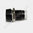 Zócalo led 5mm metálico negro (guia plastica, arandela y tuerca). Reflector cóncavo.